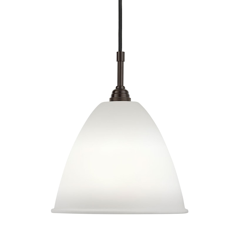 BL9 M Loftslampe, Black Brass/Bone China