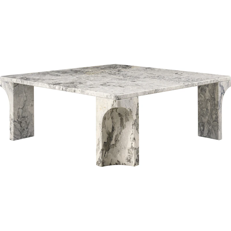 Doric Sofabord 80x80 cm, Stormy Gray