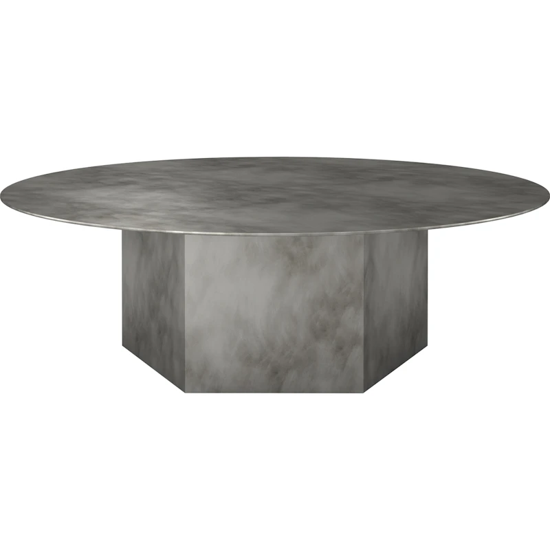 Epic Sofabord Ø110 Stål, Misty Grey