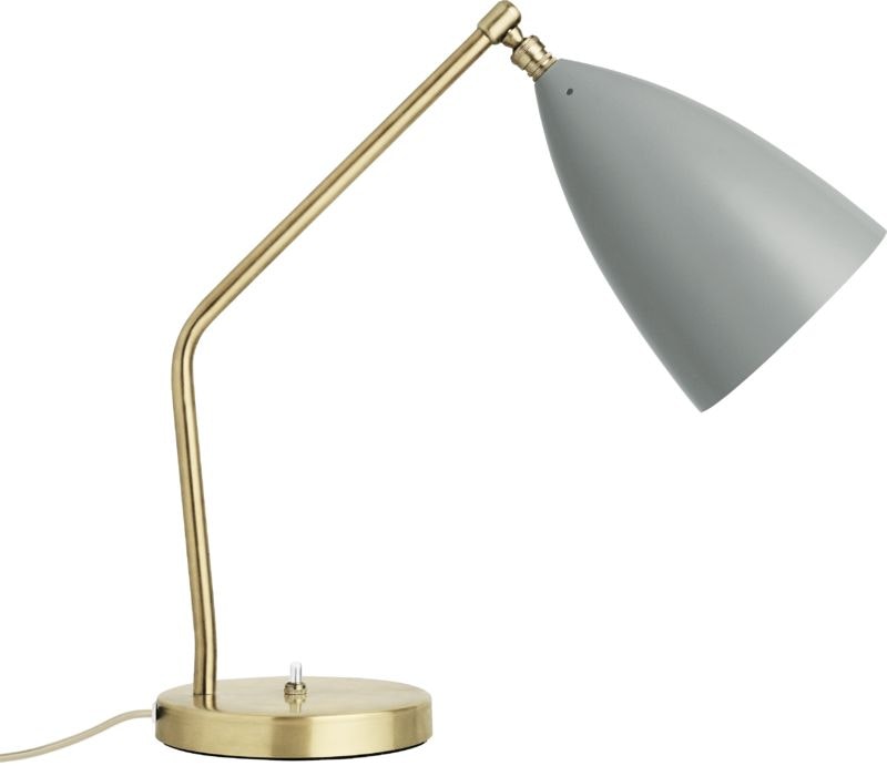 Gräshoppa Bordlampe, Blågrå