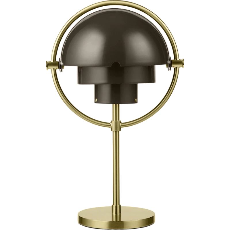 Multi-Lite Bordlampe Bærbar, Messing / Mocha Brown