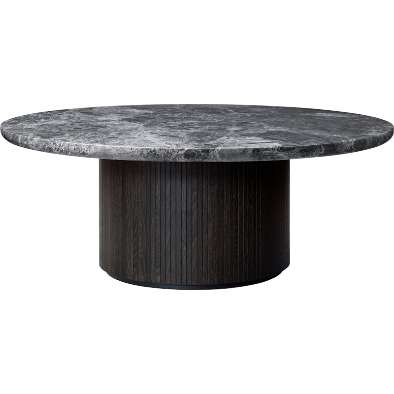 Moon Sofabord Rundt Ø150 H45, Brown Black / Gråt Marmor
