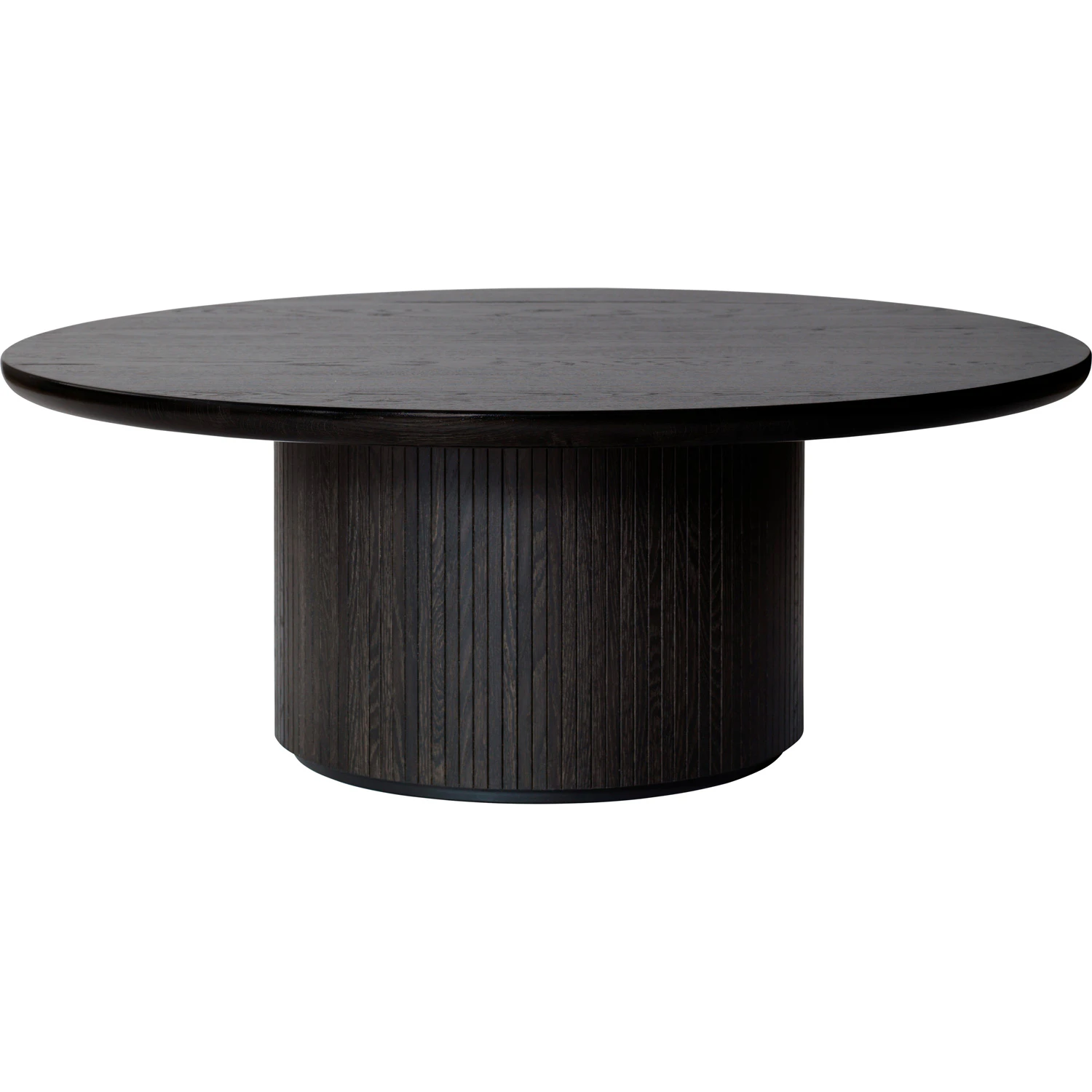 Moon Sofabord Rundt Ø120 H45, Brown Black Egefiner | RoyalDesign.dk