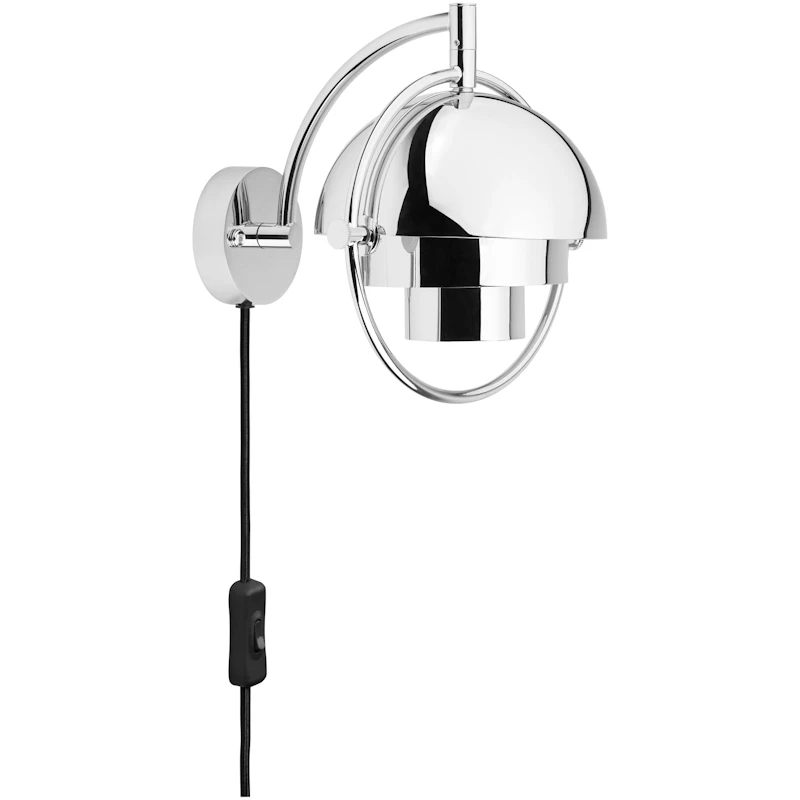 Multi-Lite Væglampe, Chrome