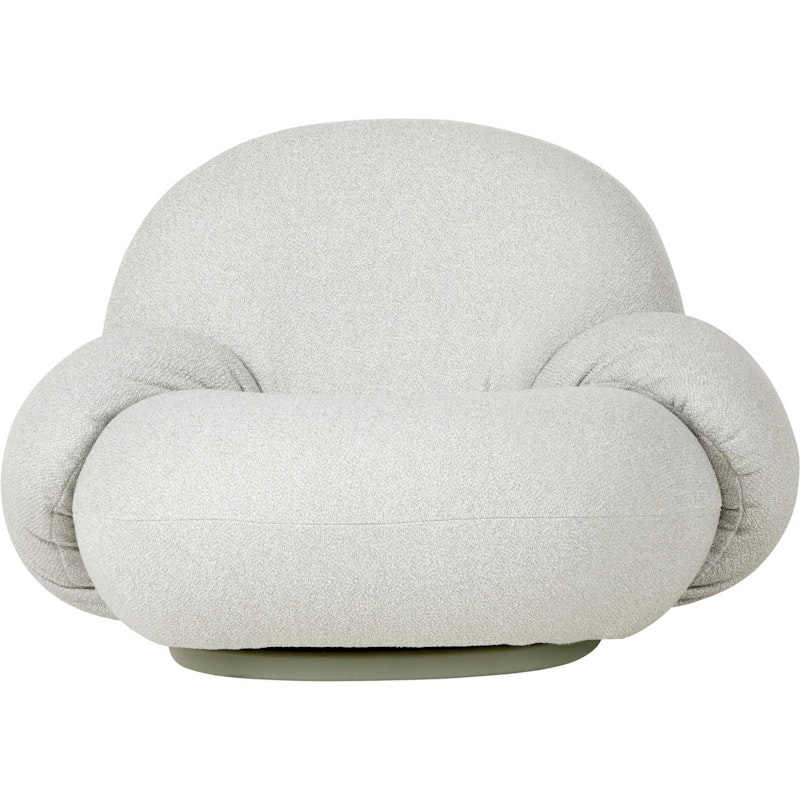 Pacha Outdoor Loungestol med Armlæn, Dedar Libera 003, Moss Green Fod