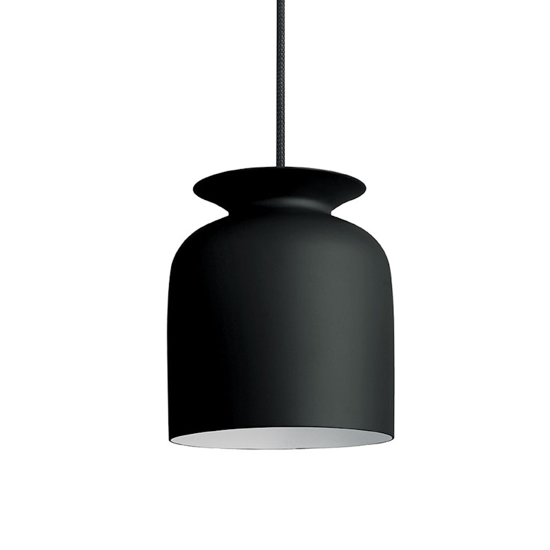 Ronde Loftslampe Ø20cm, Sort