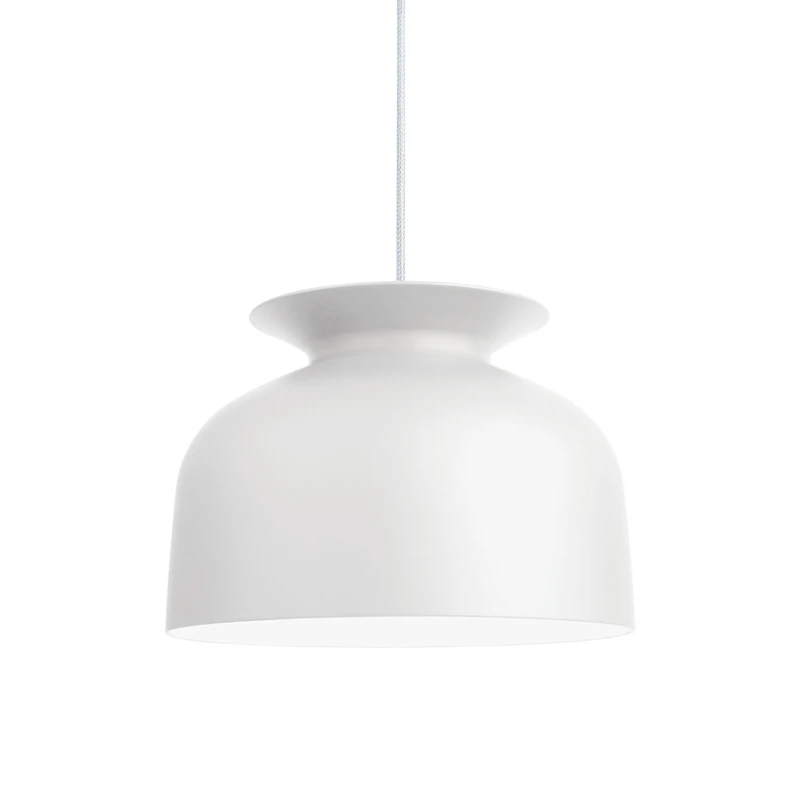 Ronde Loftslampe Ø40cm, Hvid