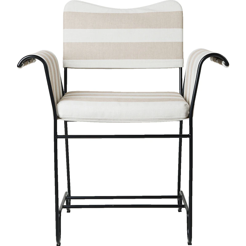 Tropique Spisebordsstol, Classic Black / Leslie Stripe 40