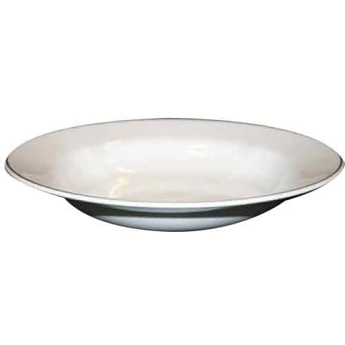 Gustavsberg Natur Dyb Tallerken 23 Cm Sne - Dybe tallerkner Benporcel&aelig;n Hvid - 310135