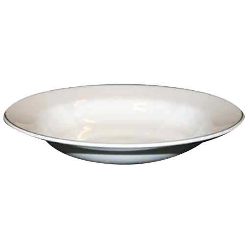 Natur Dyb Tallerken 23 cm, Sne