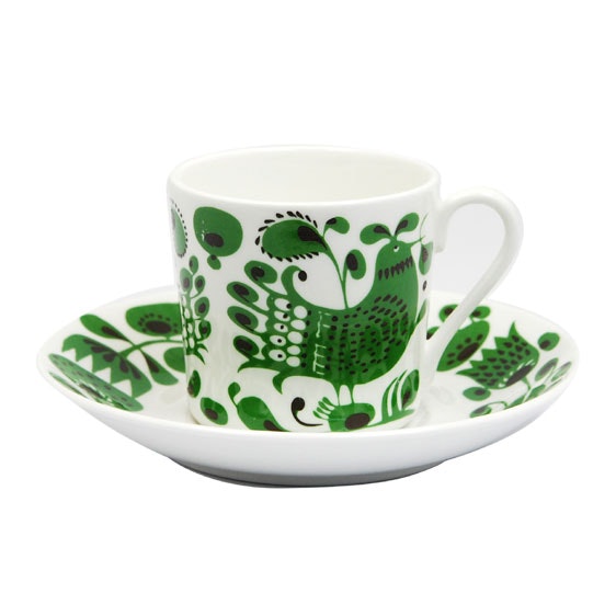 Gustavsberg Turtur Kaffekop Og Underkop Lige - Kaffekopper Mix - 425330