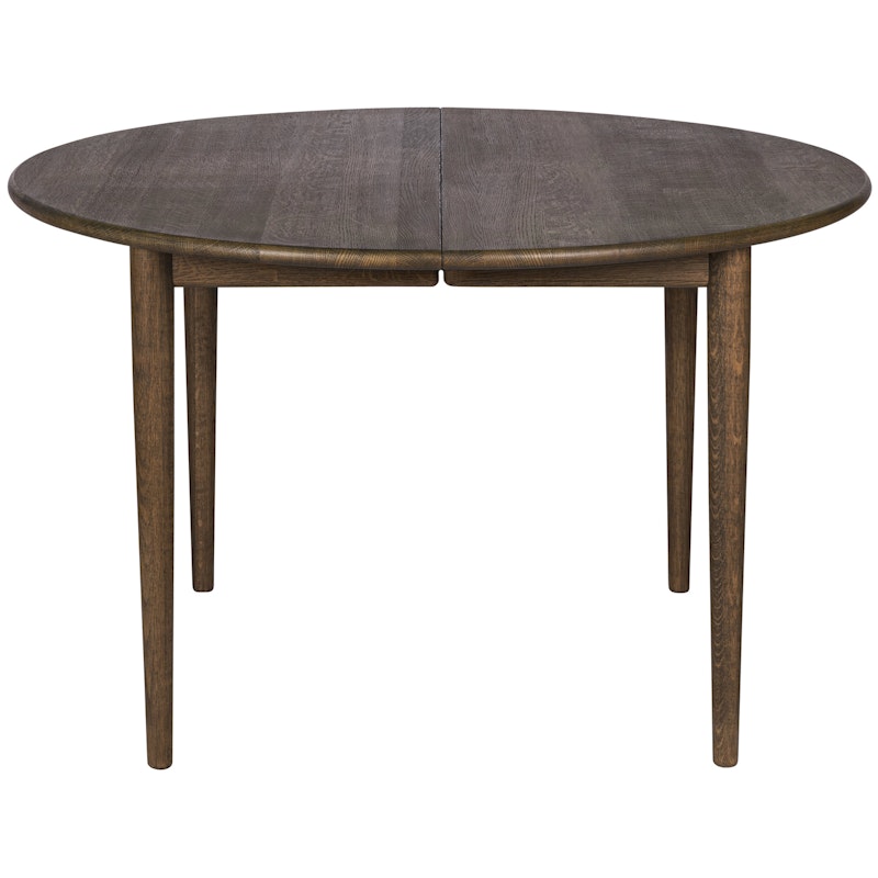 897 Spisebord Forlængelig Ø105 cm, Røget Eg