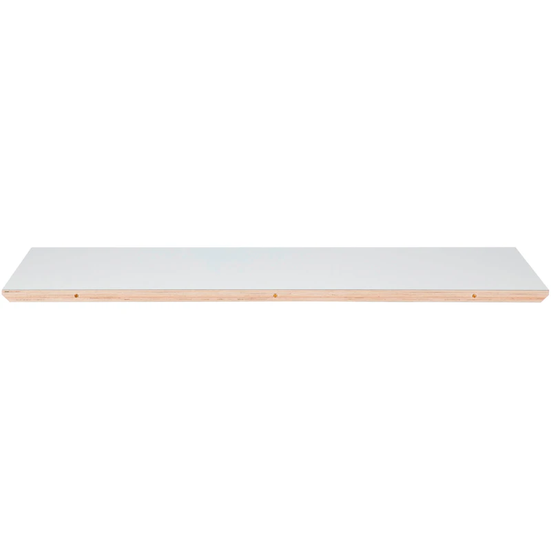 Symphony 82 Tillægsplade 48x105 cm, Hvid Laminat