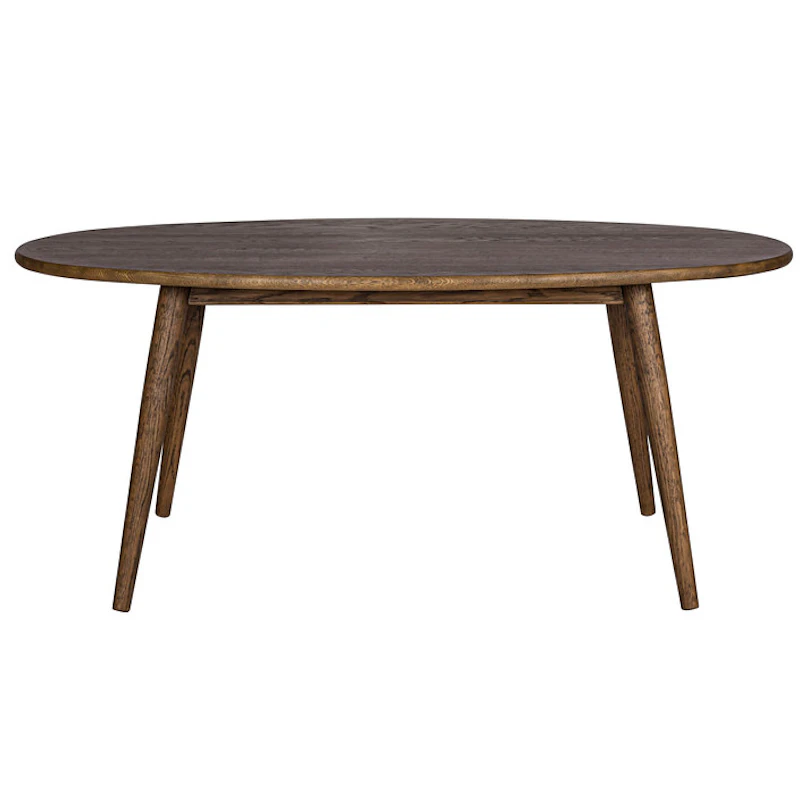 Symphony 08 Sofabord Ø120 cm, Mørkolieret Egetræ