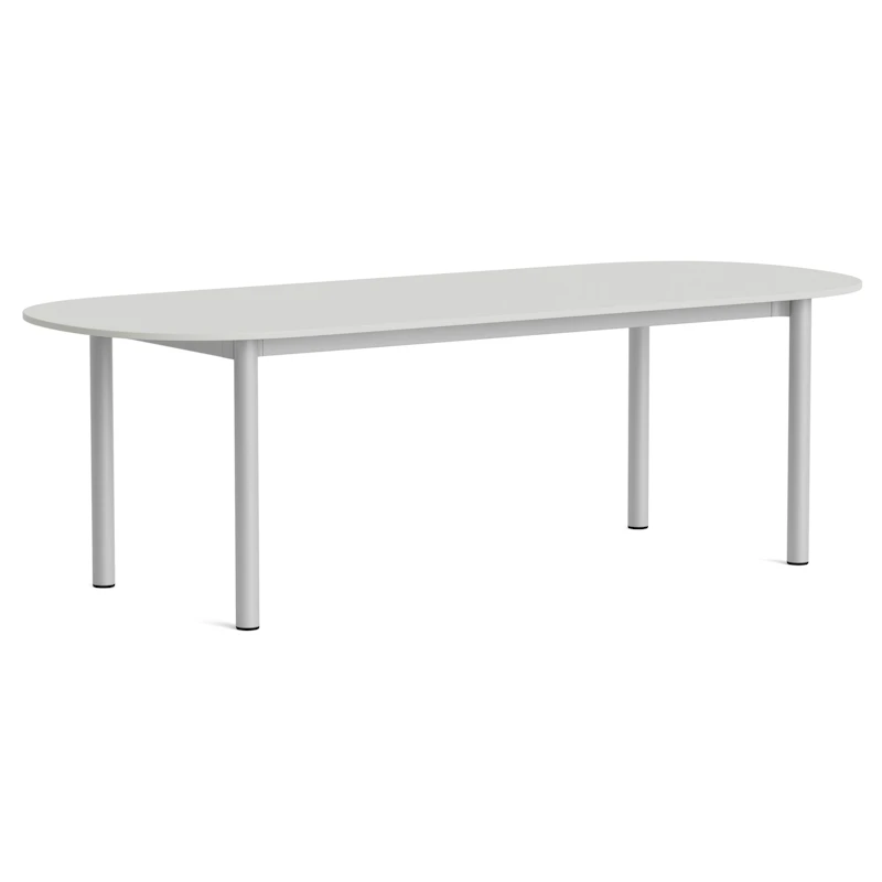 Annex Bord Aflang 95x240 cm, Aluminium / Linoleum Cloud Grey