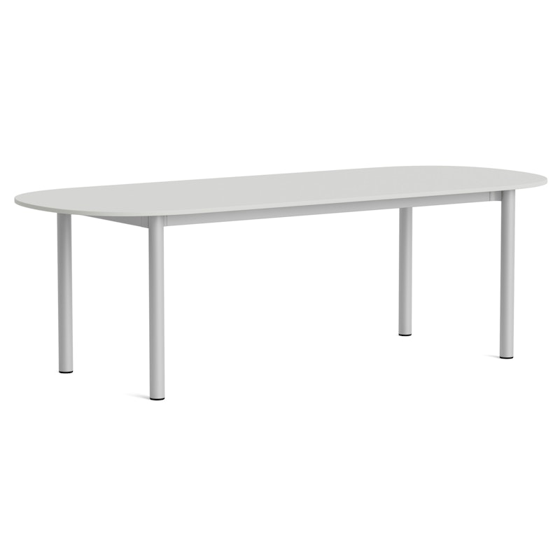 Annex Bord Aflang 95x240 cm, Aluminium / Linoleum Cloud Grey