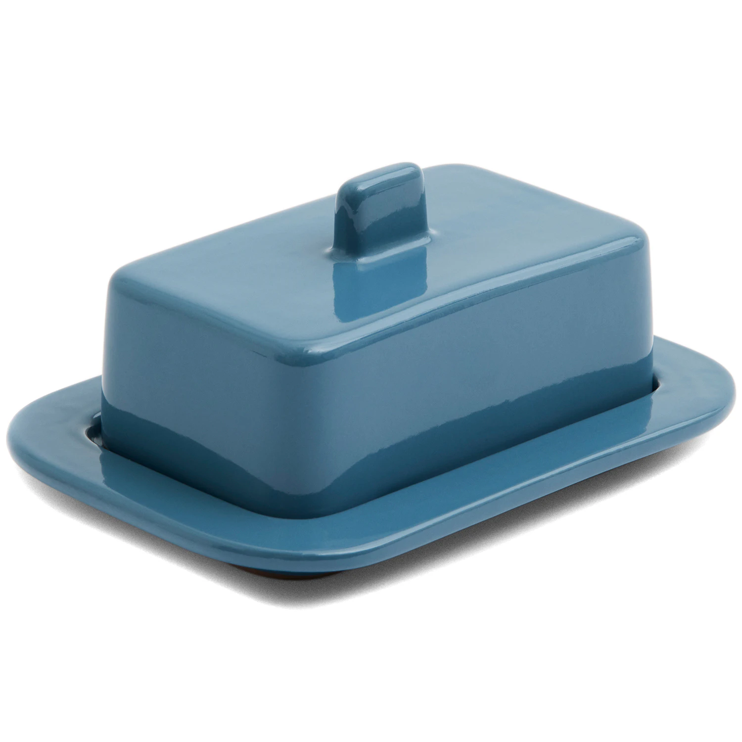 Hay Barro Butter Dish Dark Blue - &oslash;vrige-tallerkner-fad Terrakotta M&oslash;rkebl&aring; - AC470-A986