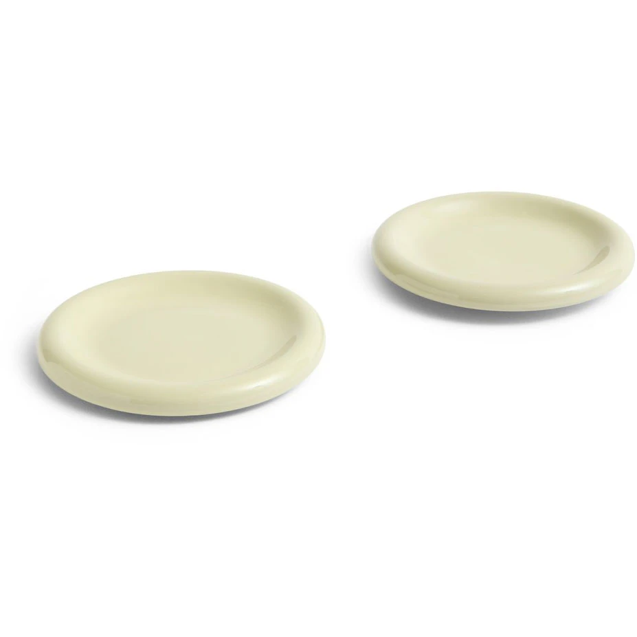 Hay Barro Plate Set Of 2 &Oslash;18 Cm Pistachio - Asietter Terrakotta Gr&oslash;n - AC459-A668-AI60-03DF
