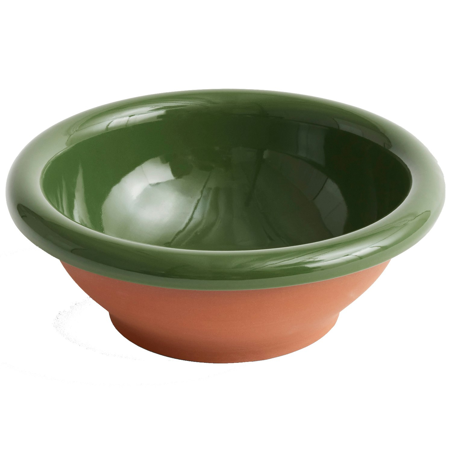 Hay Barro Salad Bowl Small Green - Salatsk&aring;le Terrakotta Gr&oslash;n - AC469-A601-AB80