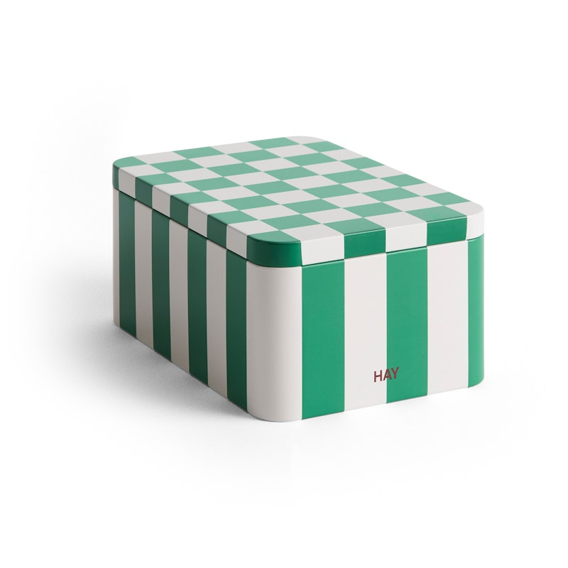 Blikdåse Lille, Grøn / Offwhite