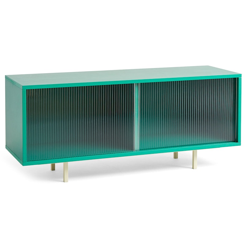 Colour Cabinet Sidebord Glasdør, 120 cm / Dark Mint