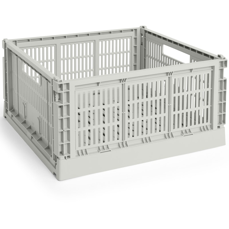 Colour Crate Large Square Opbevaring, Grey