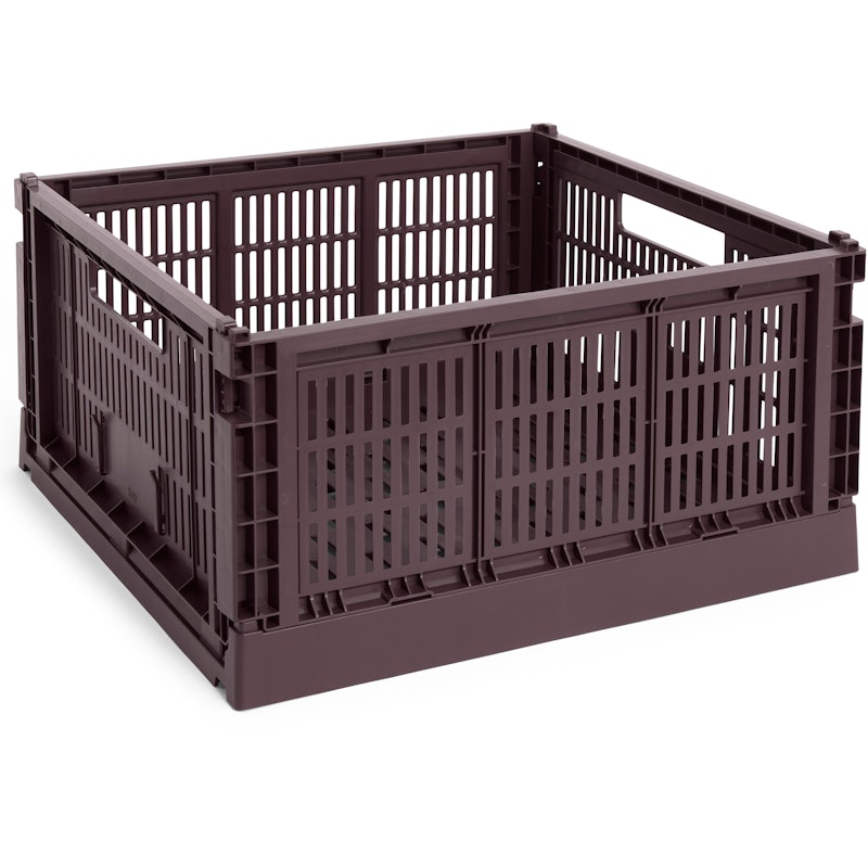 Colour Crate Large Square Opbevaring, Bordeaux