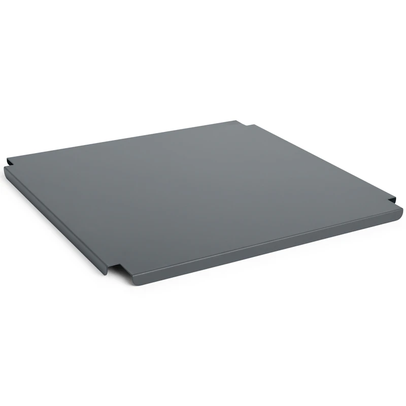 Colour Crate Metal Large Square Låg, Charcoal