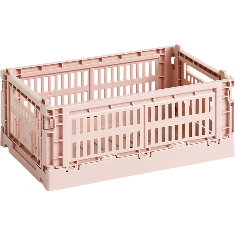 Colour Crate Opbevaringskasse S, 17x26,5 cm, Blegrød