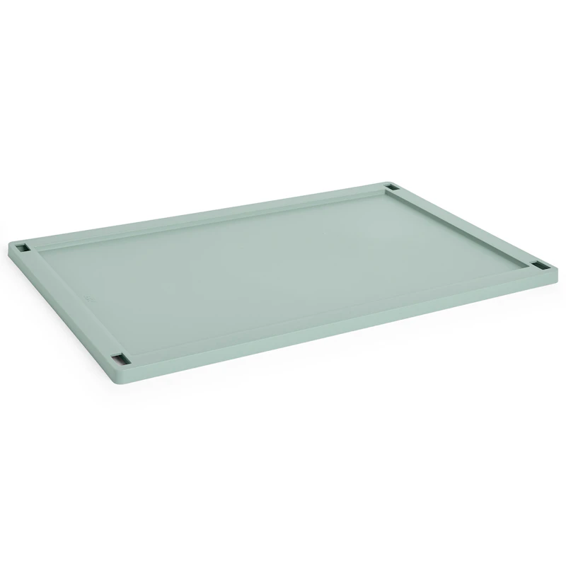 Colour Crate Plastic Large Låg, Sage Green