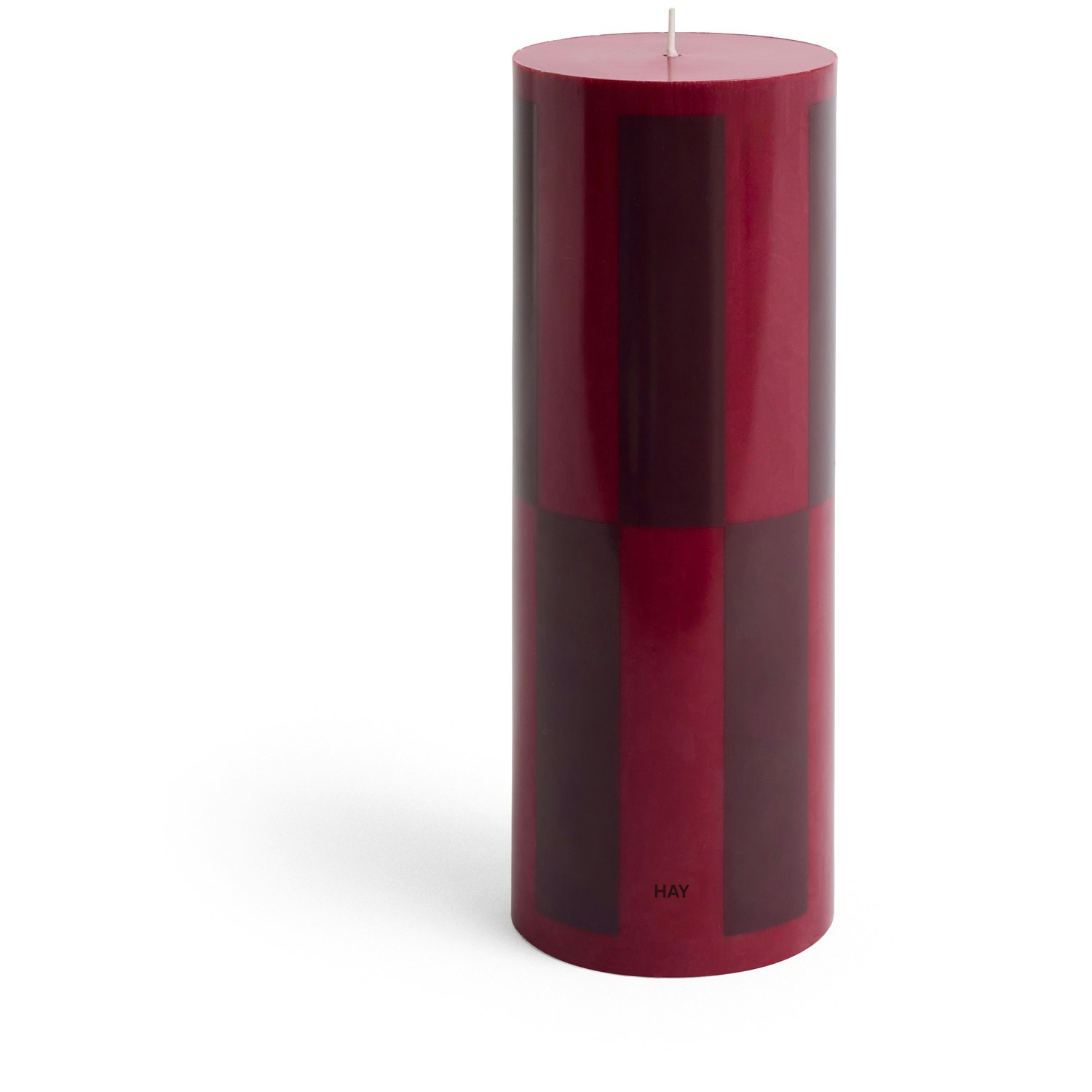 Hay Column Bloklys Stor Wine - Lys Stearin Bordeaux - AB401-A603-AU45