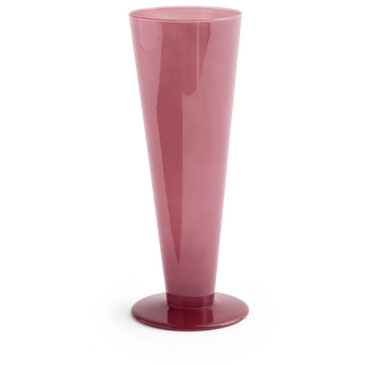 Hay Conical Vase Medium / Dark Red - Vaser Glas Rose - AF574-A602-AU90
