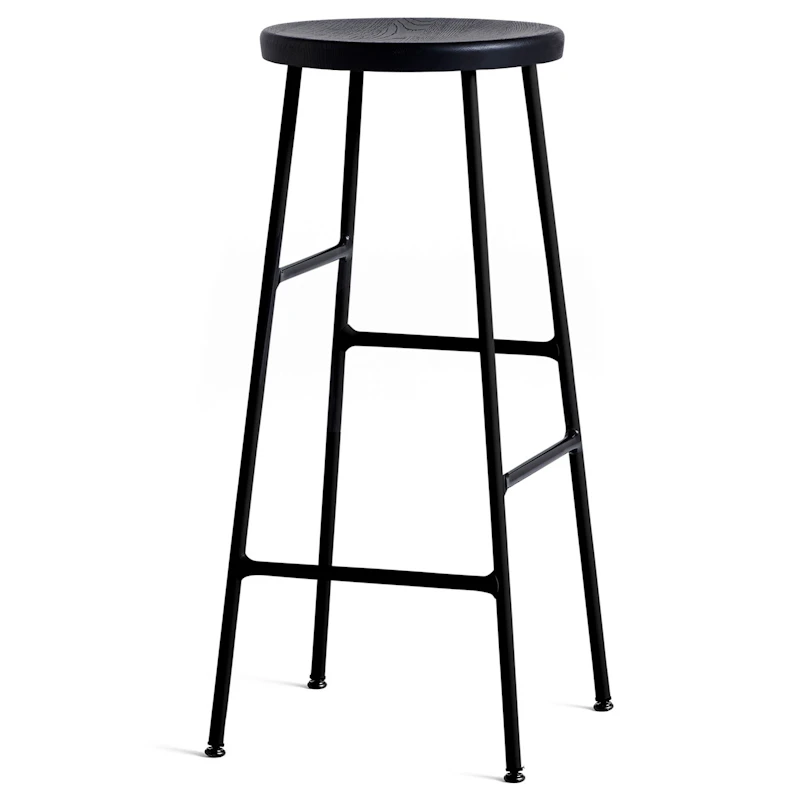 Cornet Barstol H75, Sort/Sortbejdset Eg