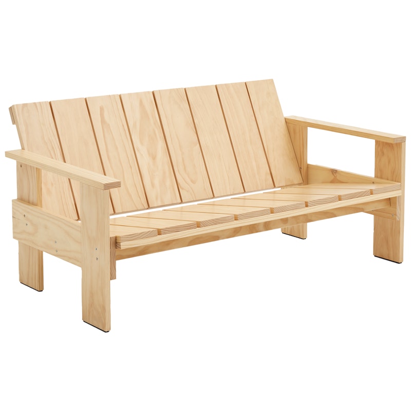 Crate Loungesofa, Klarlakeret