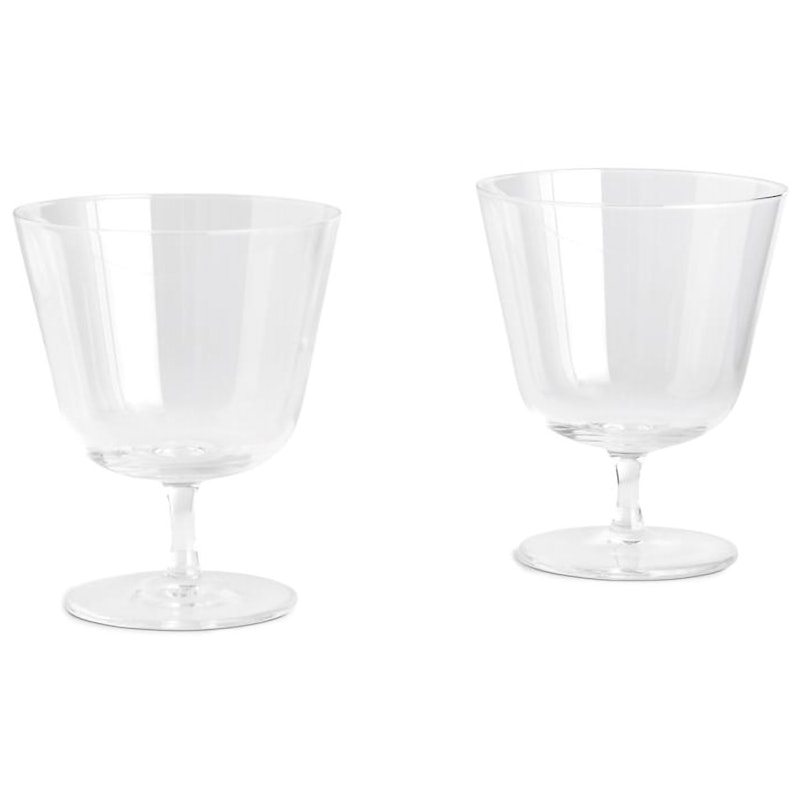 Curve Glas Med Fod 2-pak