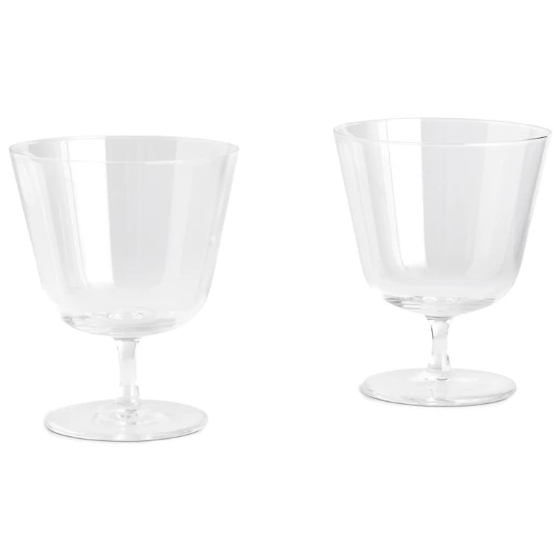 Curve Glas Med Fod 2-pak