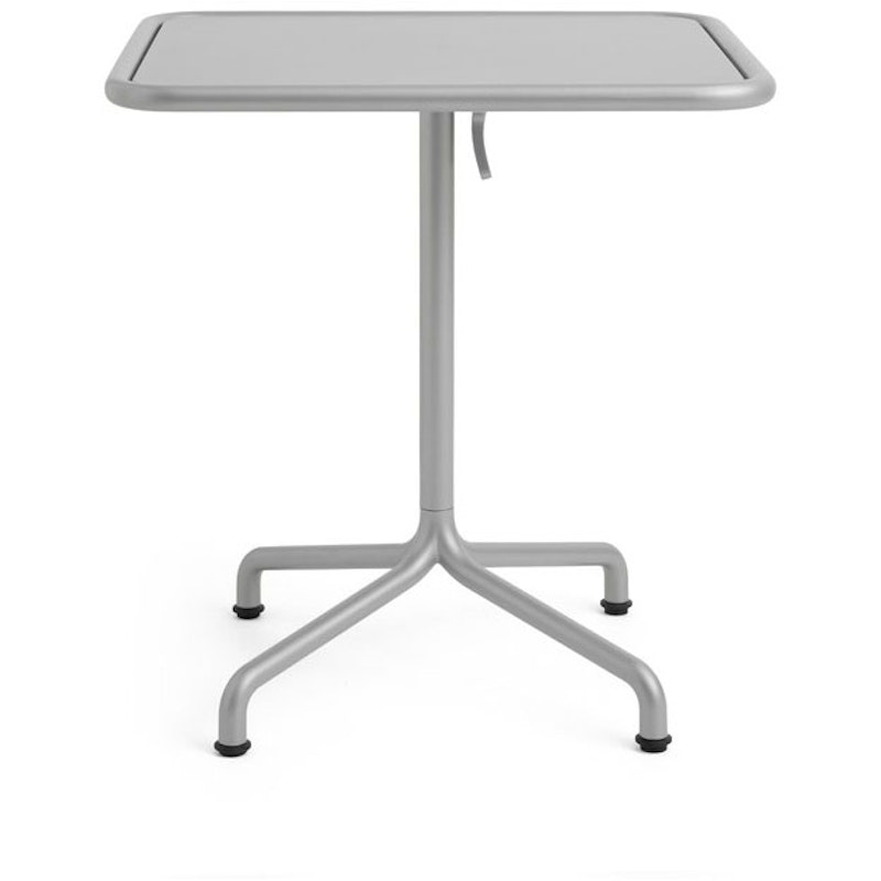 Deville Table 60x70 cm, Silver grey