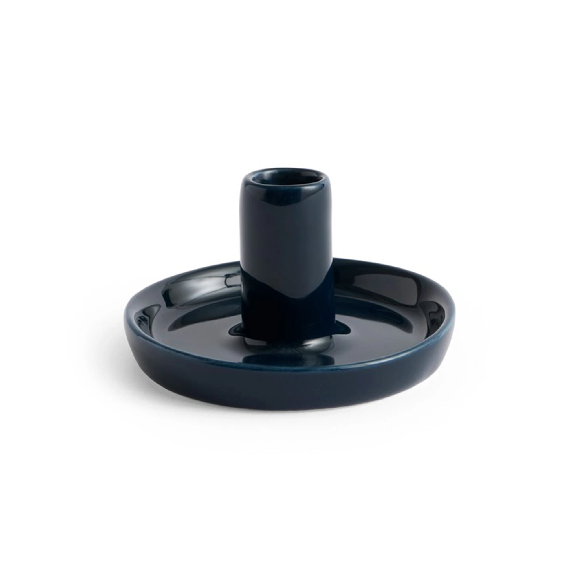 Hay Disc Lysestage Xs Midnatsbl&aring; - Lysestager Lert&oslash;j Midnight Blue - AG068-E478-AF33