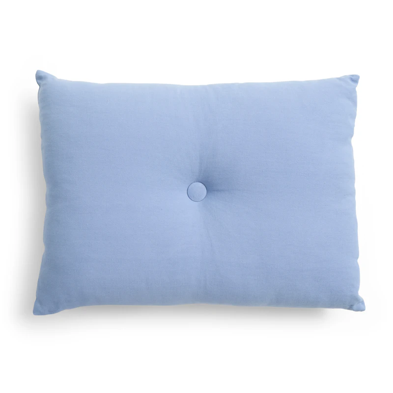 Dot Pude Linen 45x60 cm, Blue