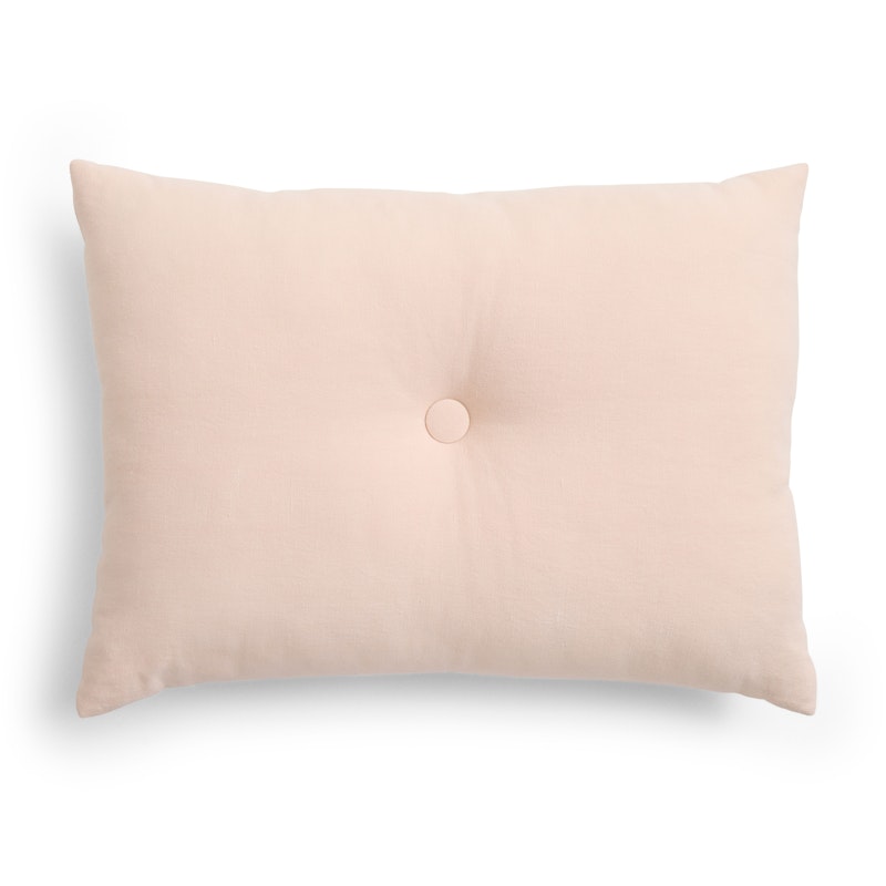 Dot Pude Linen 45x60 cm, Strawberry Milkshake