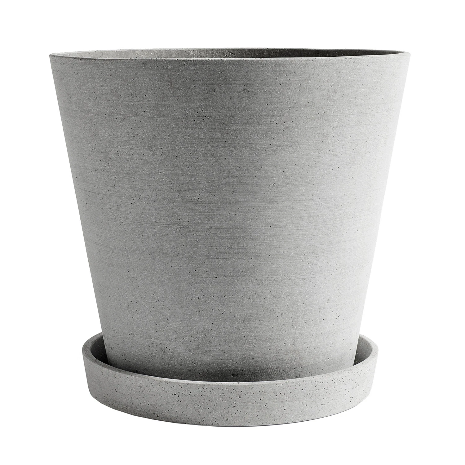 Hay Flowerpot Krukke Med Underkop &Oslash;34 Cm Xxxl - Krukker Polystone Gr&aring; - AB394-A937-AB48