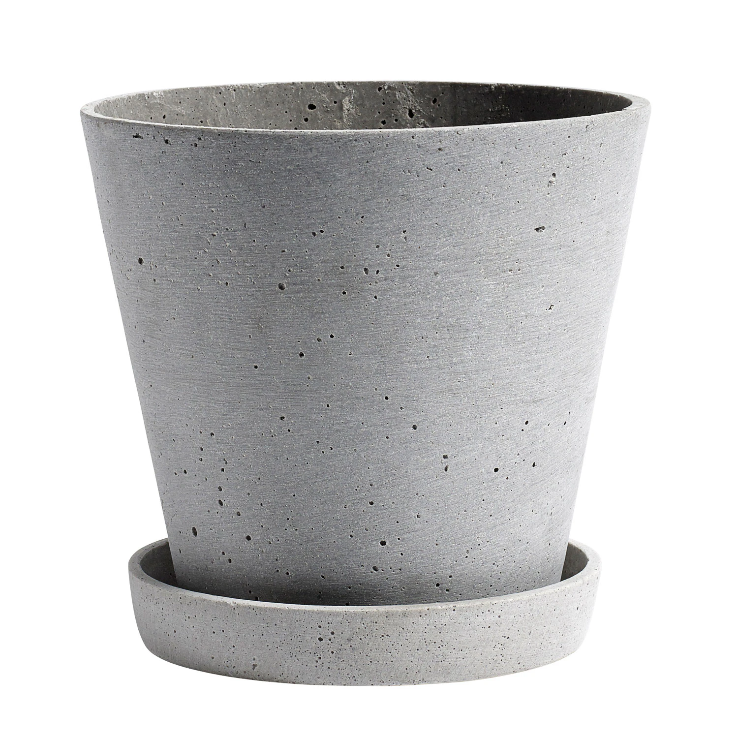 Hay Flowerpot Krukke Med Underkop &Oslash;17.5 Cm L - Krukker Polystone Gr&aring; - AB394-A603-AB48