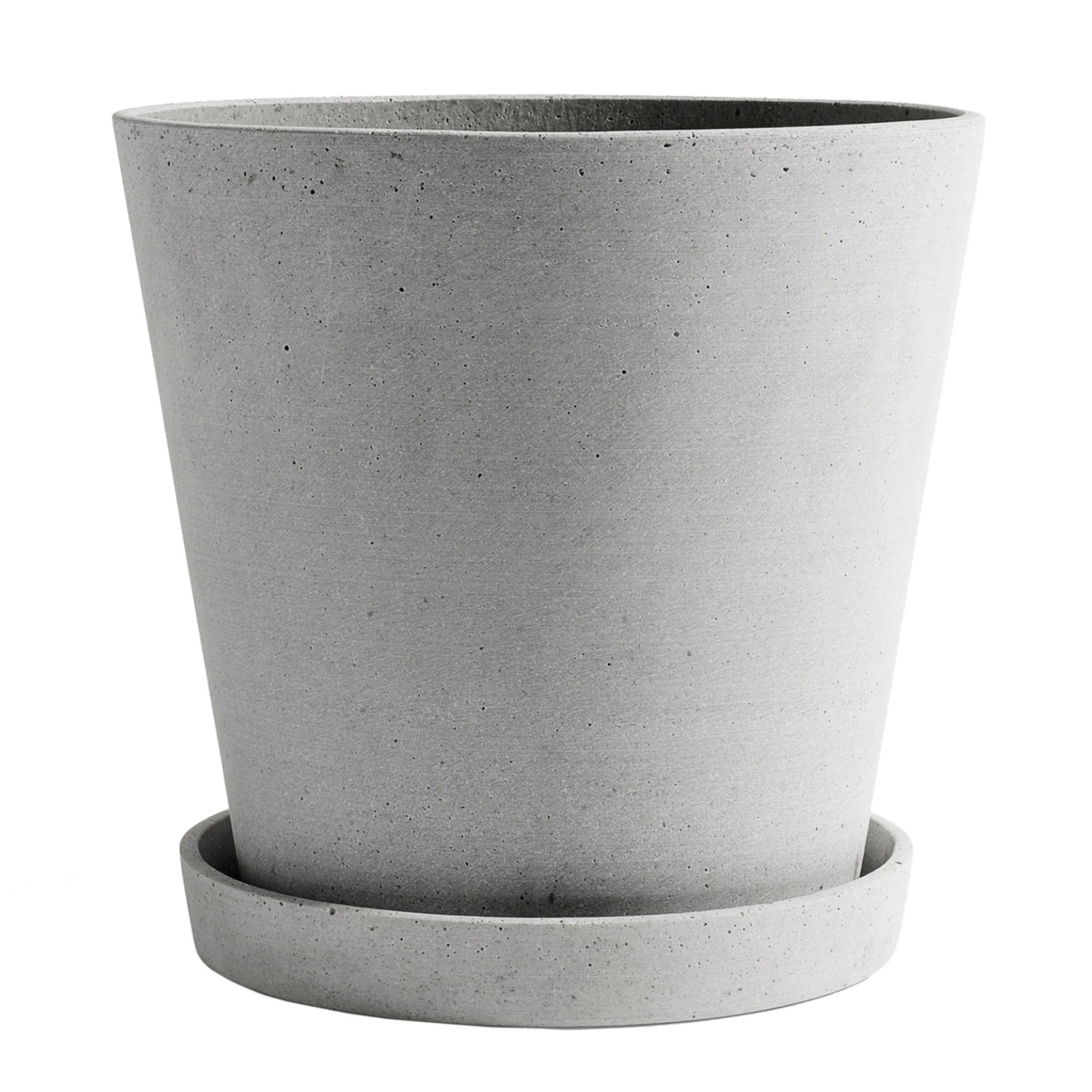 Hay Flowerpot Krukke Med Underkop &Oslash;26 Cm Xxl - Krukker Polystone Gr&aring; - AB394-A936-AB48
