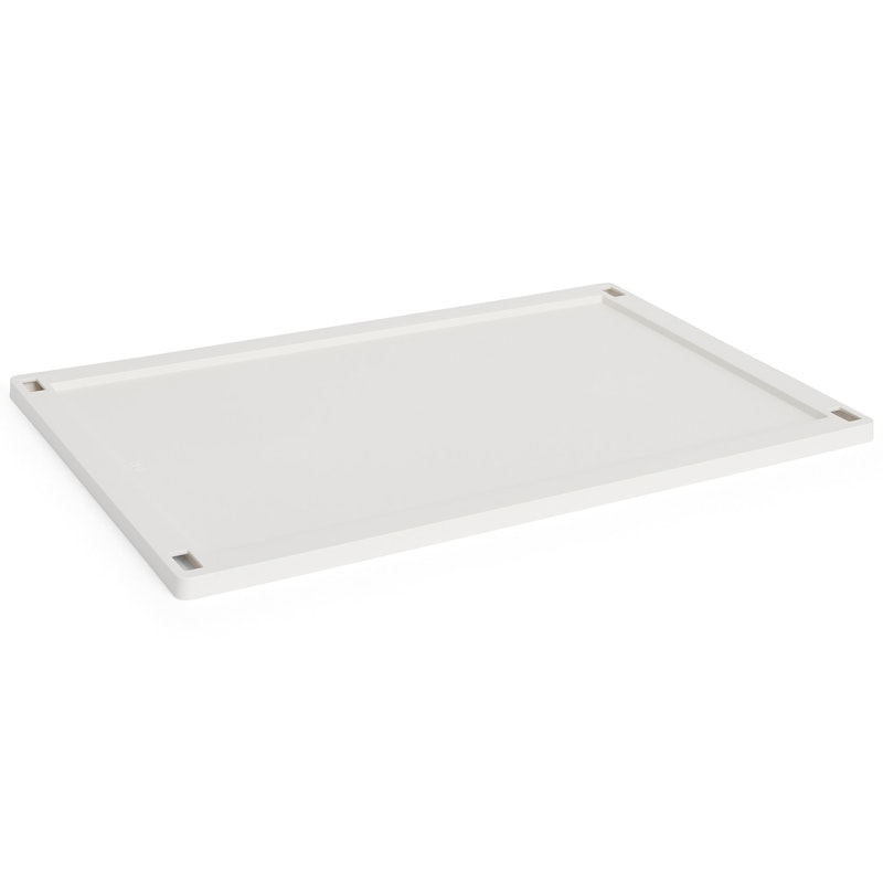 Colour Crate Plastic Large Låg, Off-white