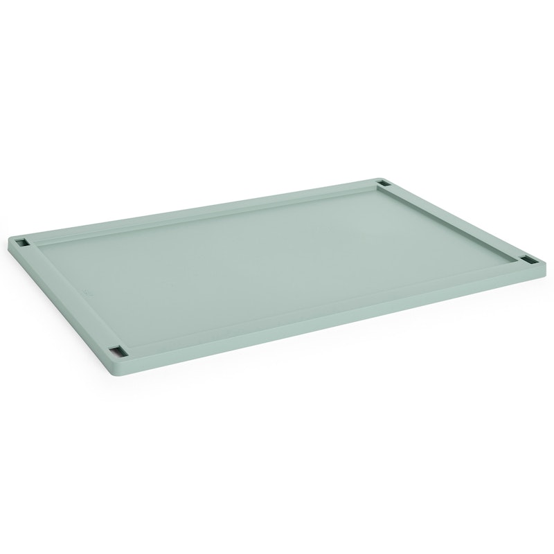 Colour Crate Plastic Large Låg, Sage Green