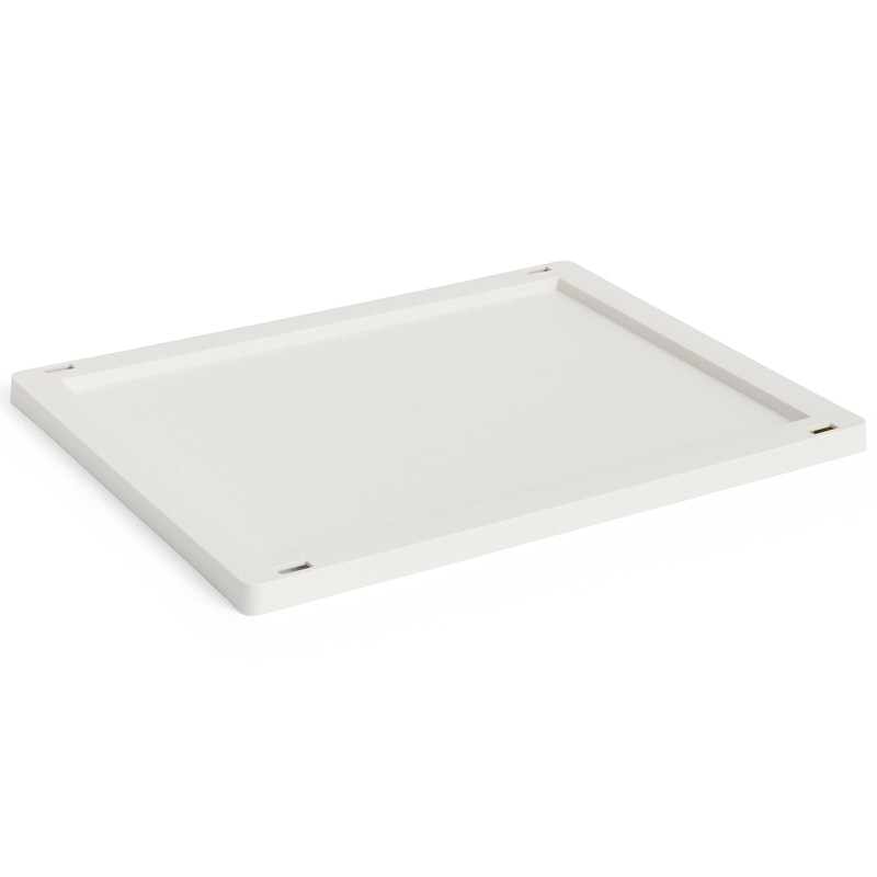 Colour Crate Plastic Medium Låg, Off-white
