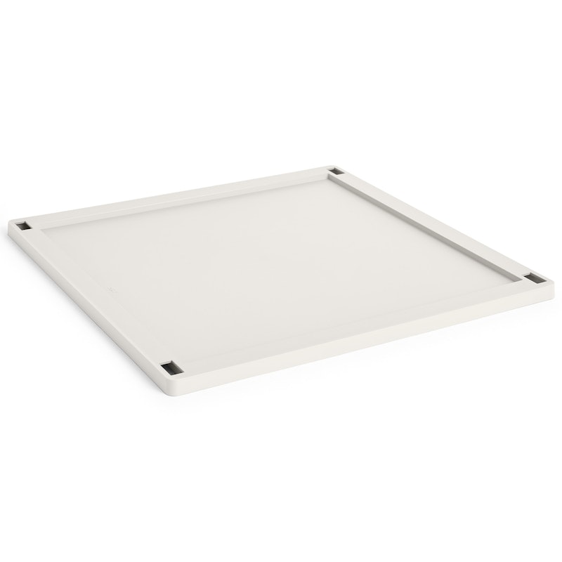 Colour Crate Plastic Medium Square / Cube Låg, Off-white