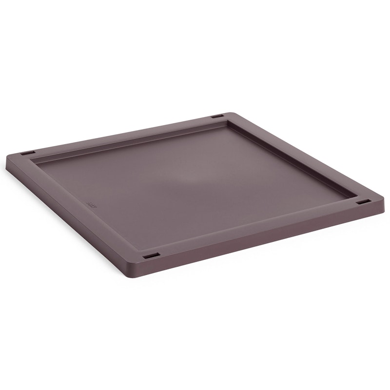 Colour Crate Plastic Medium Square / Cube Låg, Bordeaux