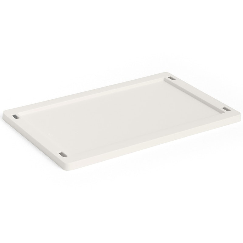 Colour Crate Plastic Small Låg, Off-white