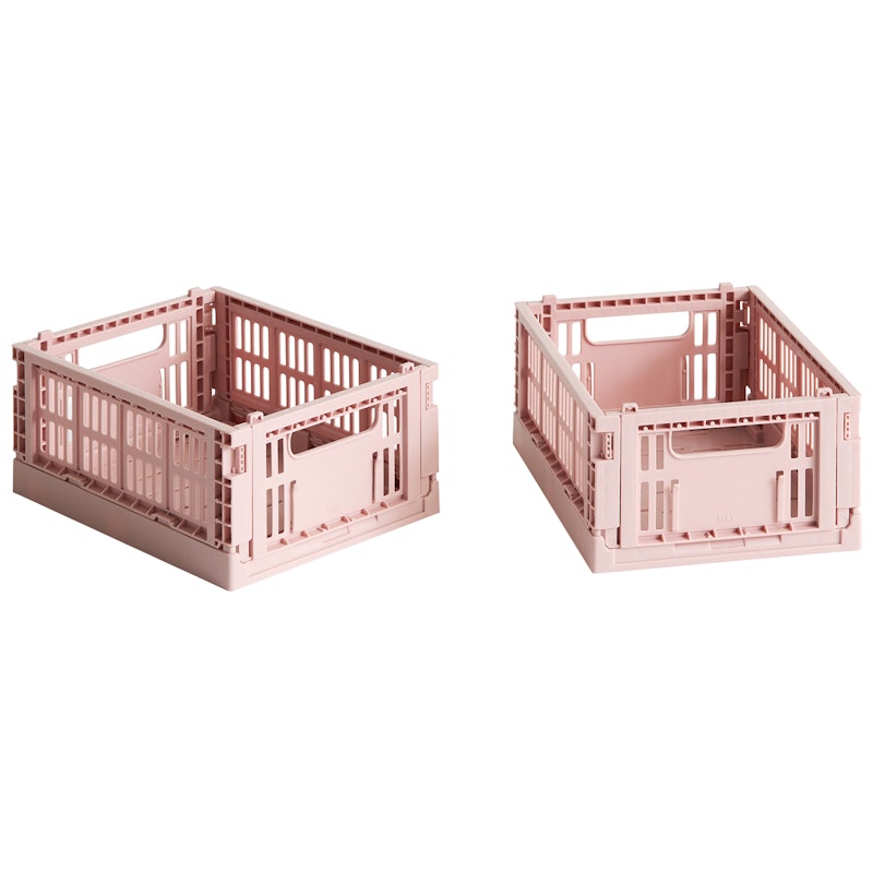 Colour Crate Opbevaringskasser Mini 2-pak, Blush